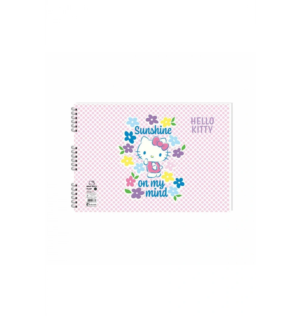Keskin Color  Hello Kitty 25*35 15 Yp. Spiralli Resim Defteri 300215-08