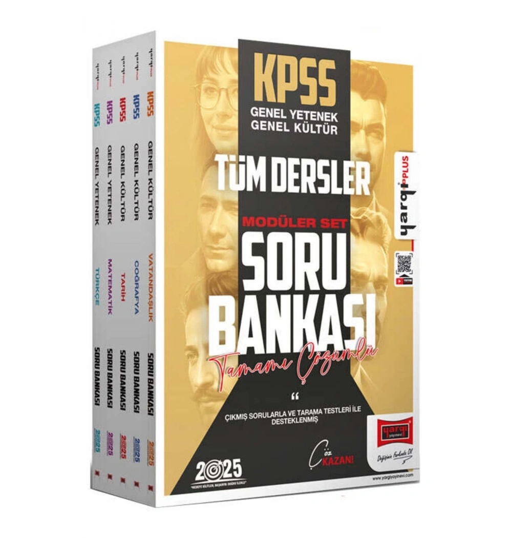 Yargı 2025 Kpss Gy Gk Tüm Dersler Modüler Soru Bankası 5 Li Set