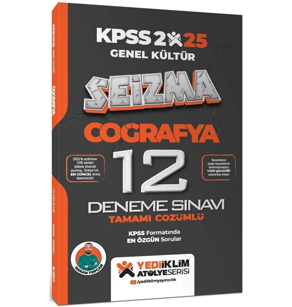 Kpss 2025 Gk Coğrafya 12 Çözümlü Deneme  Yediiklim
