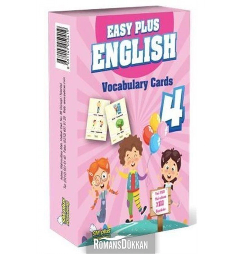 4.Sınıf Easy Plus İngilizce Dil Kartları Kutulu Selimer