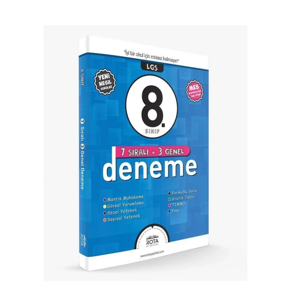 Rota 8.Sınıf Tüm Dersler 7 Sıralı Deneme