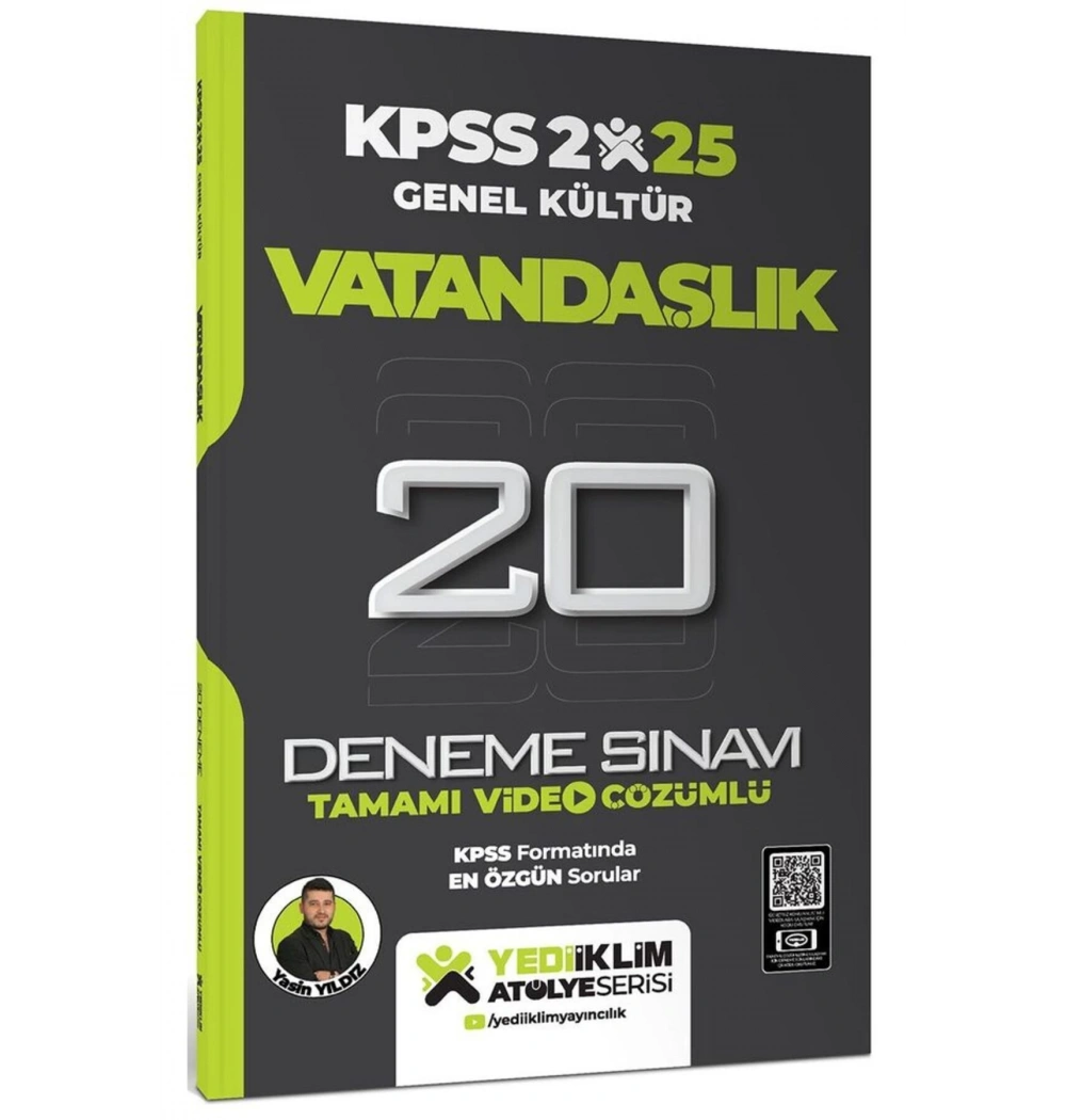 Kpss 2025 Gk Vatandaşlık 20 Çözümlü Deneme Yediiklim