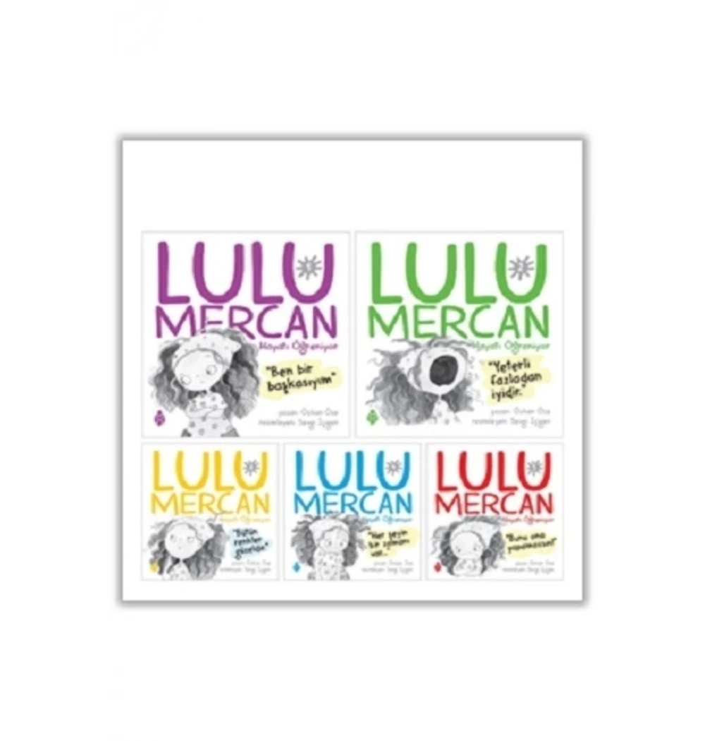 Lulu Mercan Seti 5 Kitap  Özkan Öze  Uğurböceği