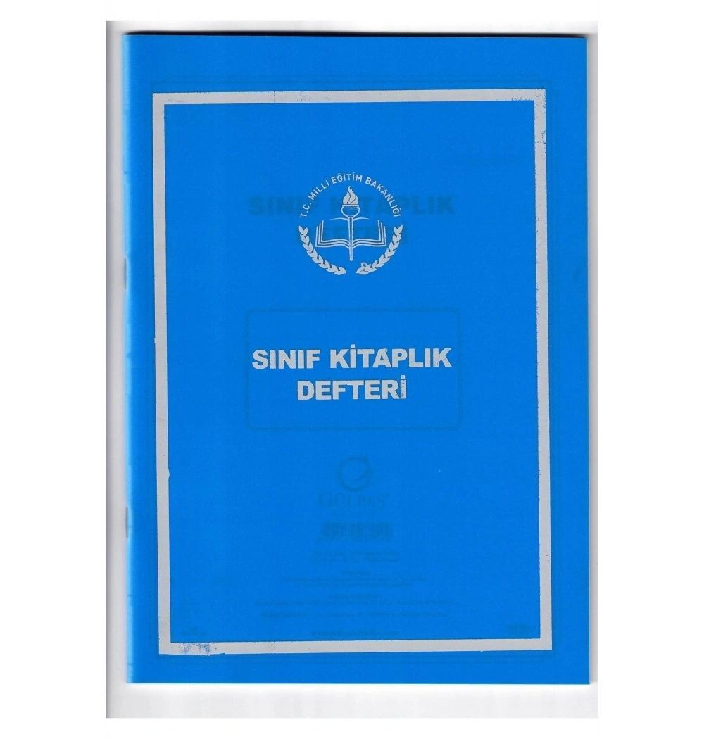 Gülpaş Sınıf Kitaplık Defteri 40 Yp Pp Kapak 152