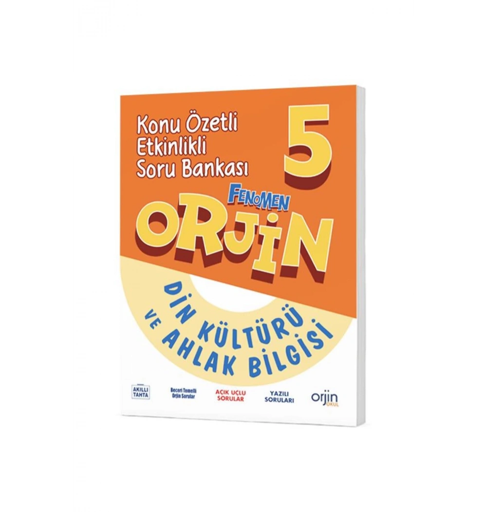 Orjin 5.Sınıf Din Kültürü Konu Özetli Etkinlikli Soru Bankası