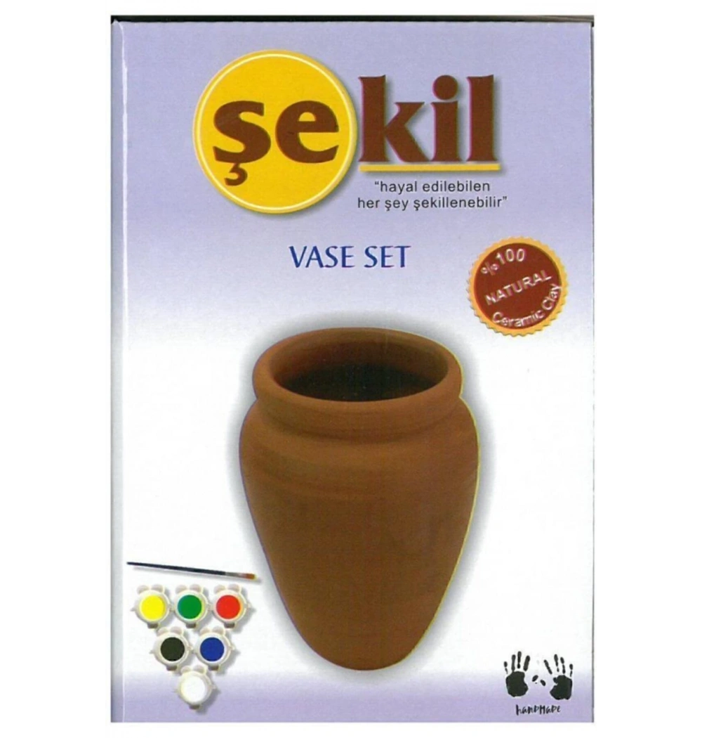 Şekil Kil Vazo Set
