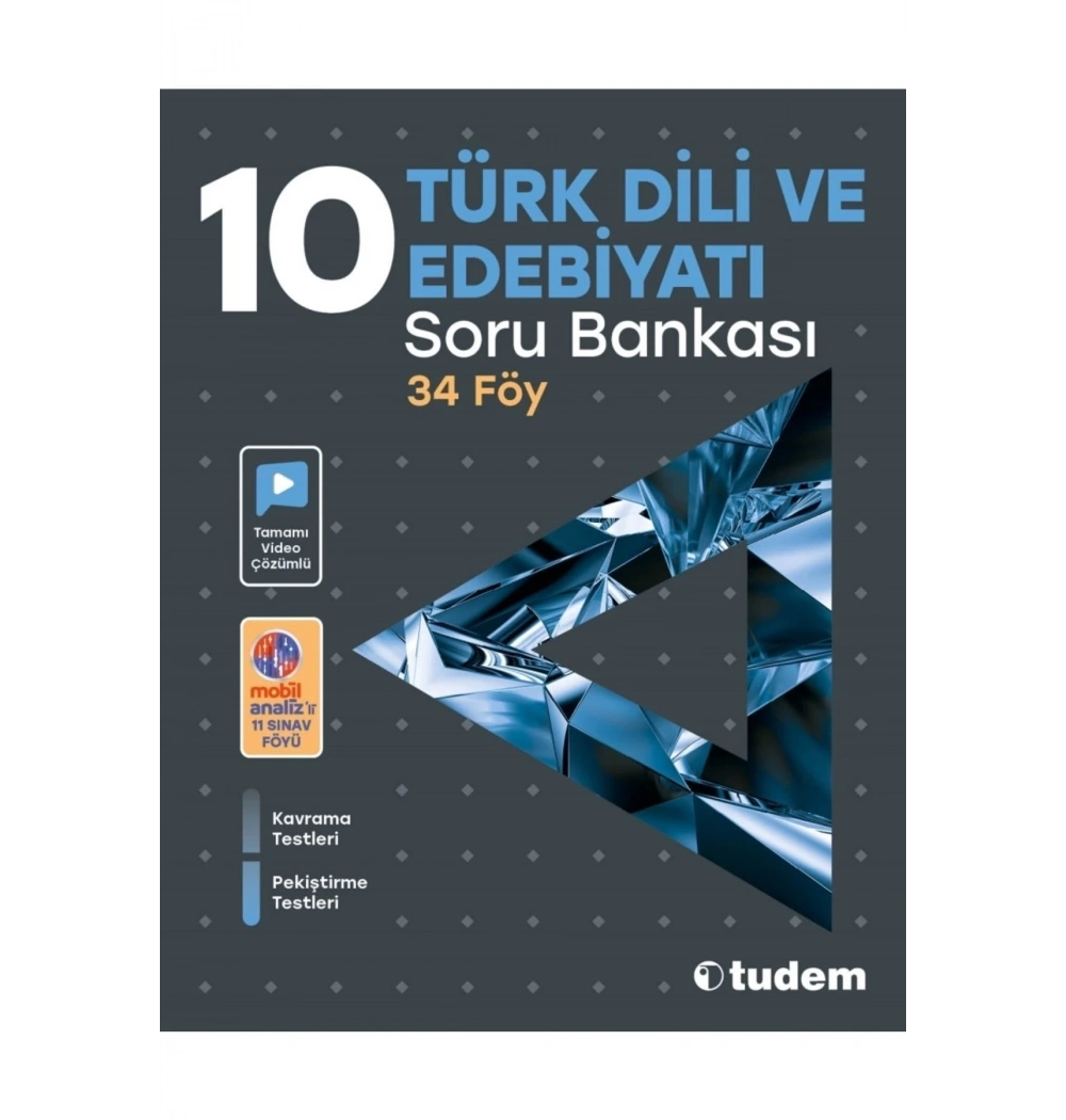 Tudem 10.Sınıf Türk Edebiyatı Soru Bankası 34 Föy