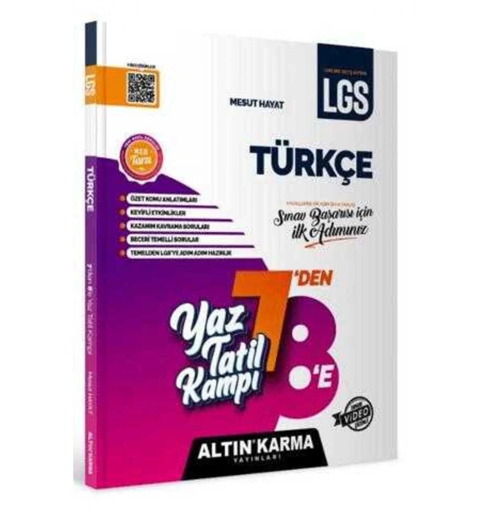 Altın Karma 7 Den 8 E Lgs Türkçe Yaz Tati̇L Kampi