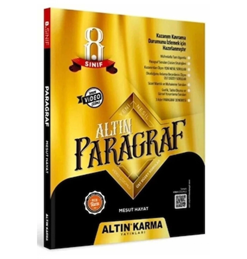8. Sınıf Altın Paragraf Soru Bankasi Altın Karma