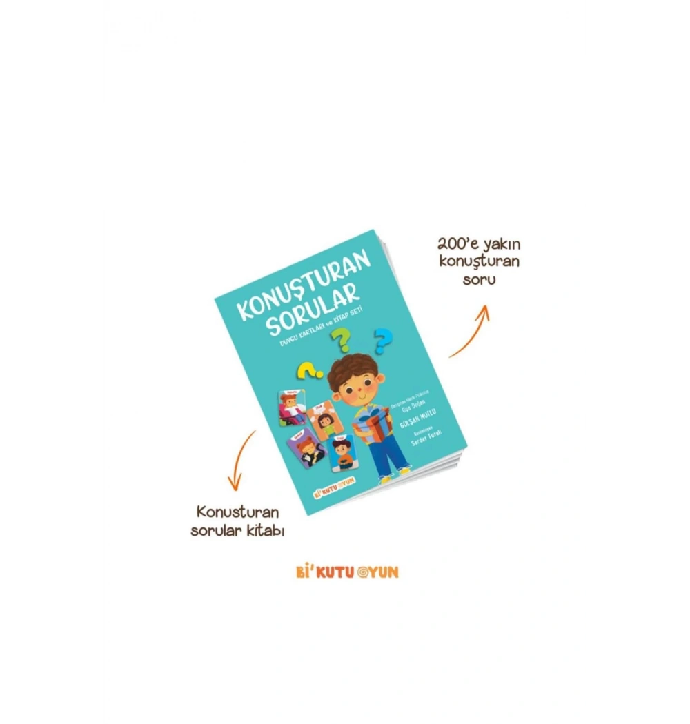 Konuşturan Sorular Duygu Kartları Ve Kitap Seti  Gülşah Mutlu  Bikutu Oyun