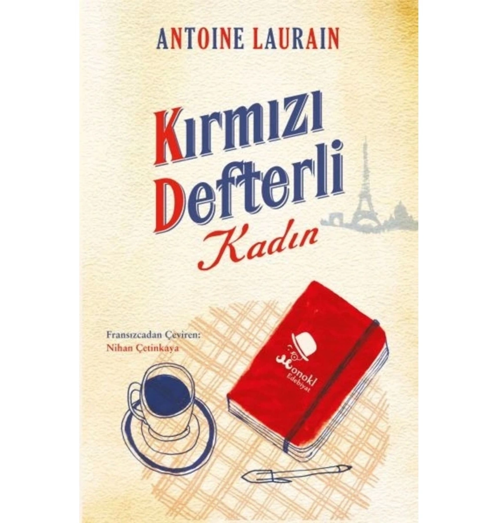 Kırmızı Defterli Kadın Monokl