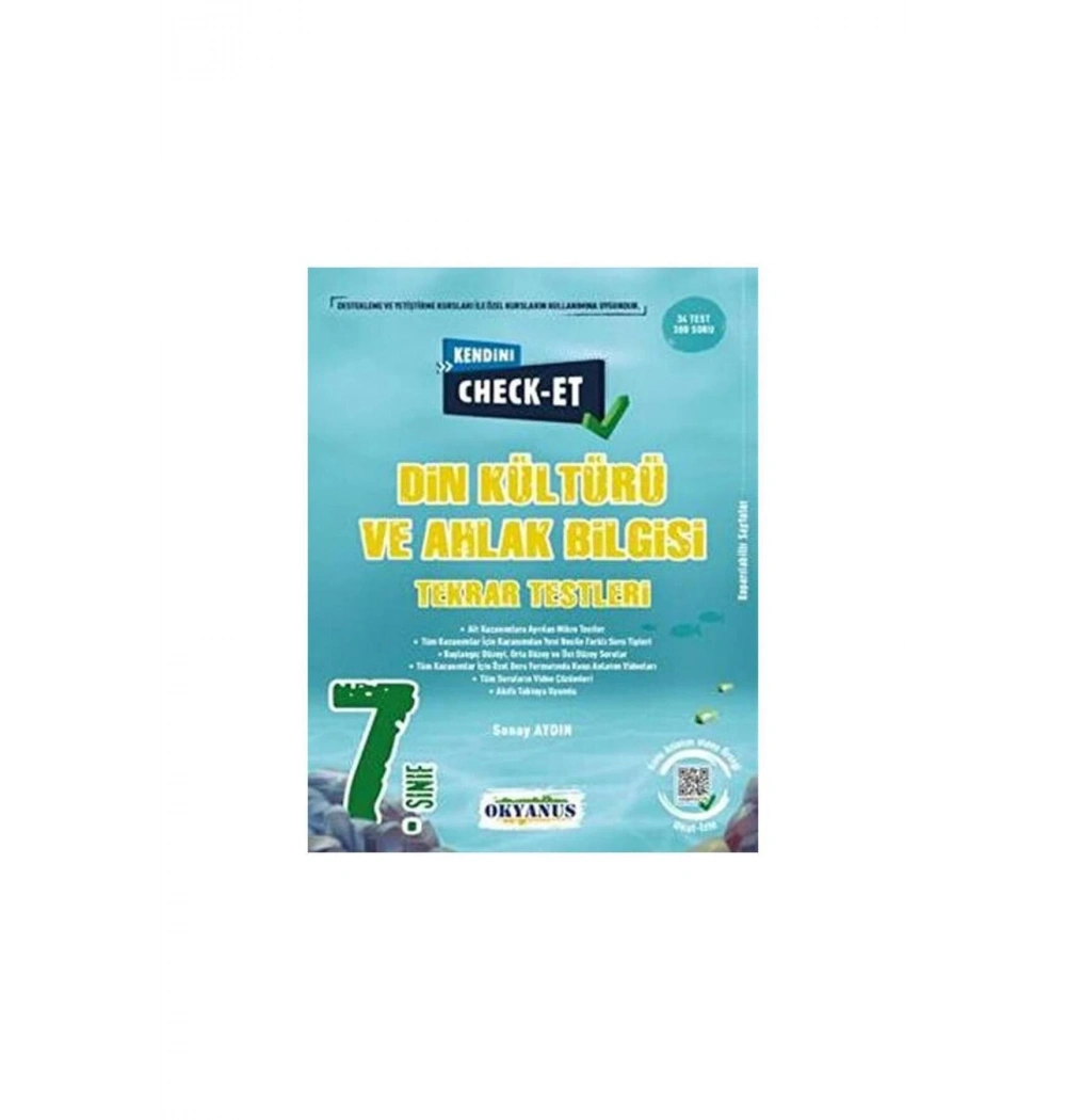 Okyanus 7.Sınıf Din Kültürü Ahlak Bilgisi Tekrar Testleri