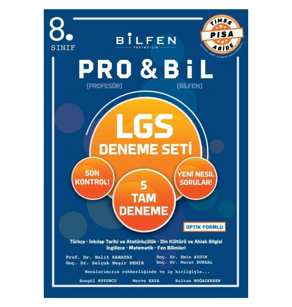 Bilfen 8.Sınıf Probil 5 Deneme