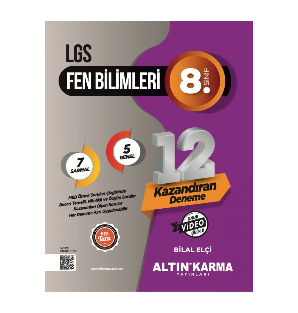 8. Sınıf 2025 Lgs Fen Bi̇Li̇Mleri̇ 7 Sarmal 5 Genel Deneme Altinkarma