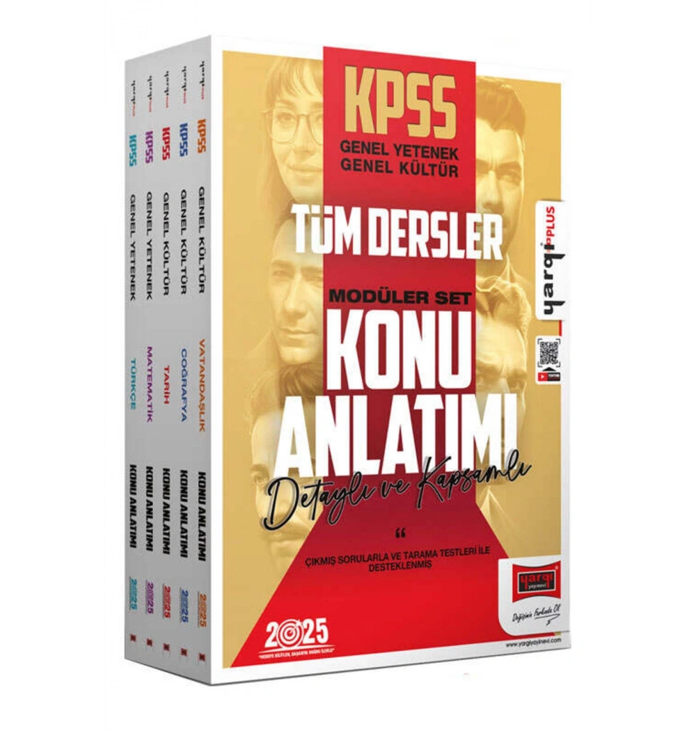 Yargı 2025 Kpss Gy Gk Tüm Dersler Konu Anlatımı 5 Li Modüler Set