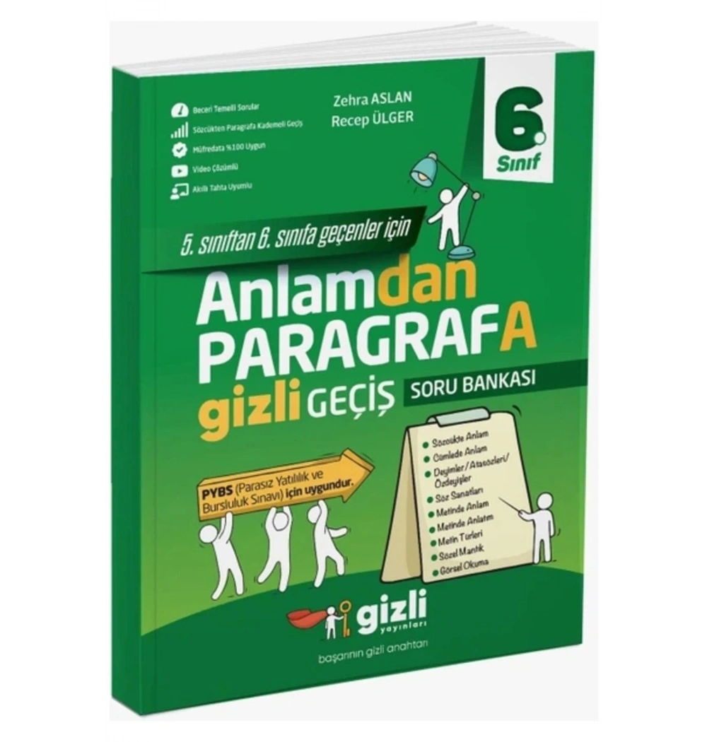 6.Sınıf Anlamdan Paragrafa Gizli Geçiş Soru Bankası