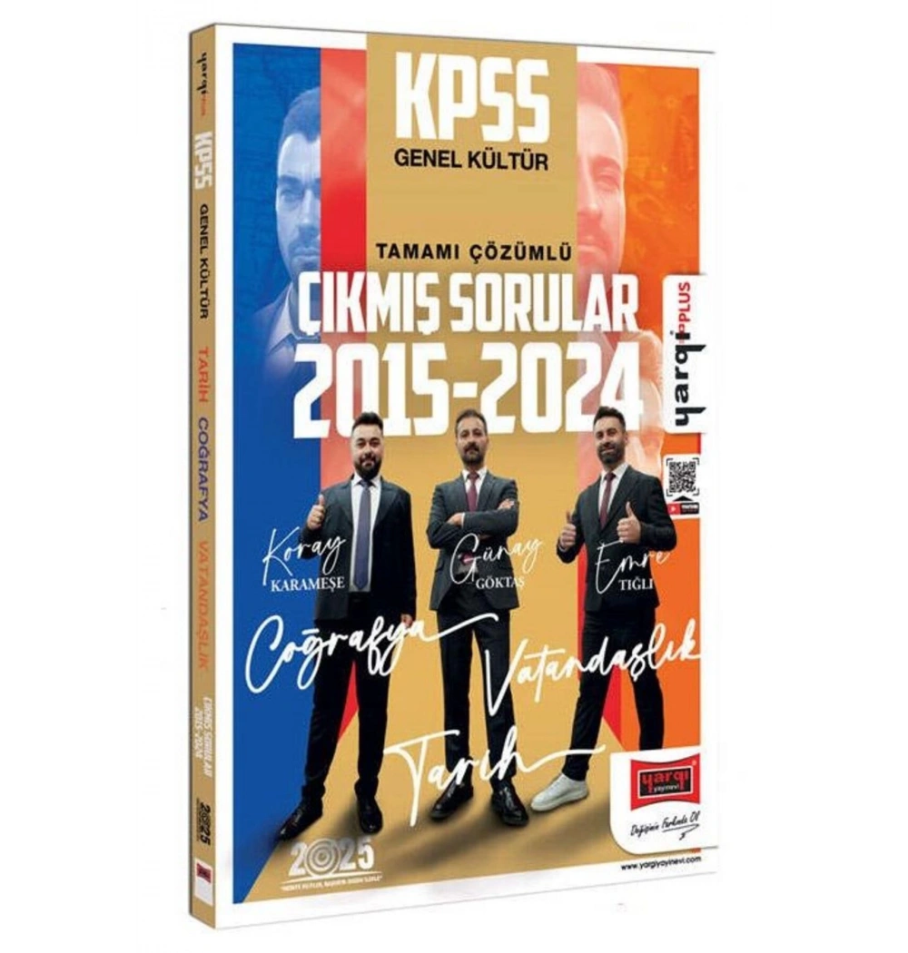 Yargı 2025 Kpss Gk Coğrafya Vatandaşlık 2015-2024 Çıkmış Sorular
