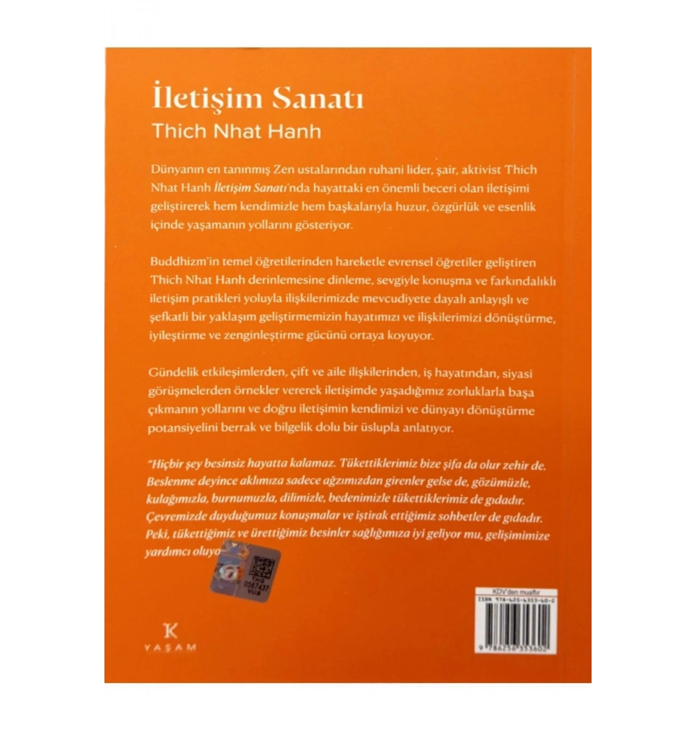 İletişim Sanatı  Thıch Nhat Hanh  Koridor