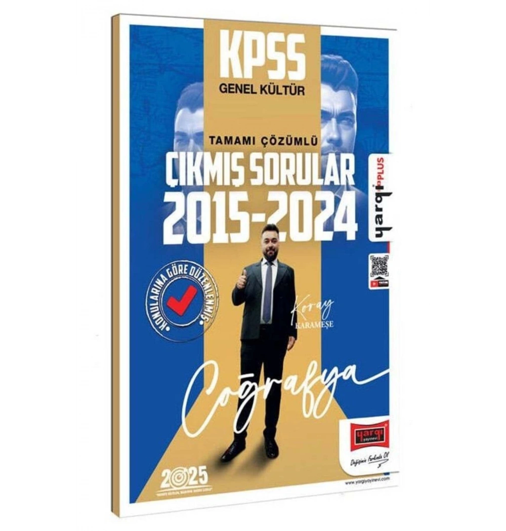 Yargı 2025 Kpss Gk Coğrafya 2015-2024 Çıkmış Sorular Çözümlü