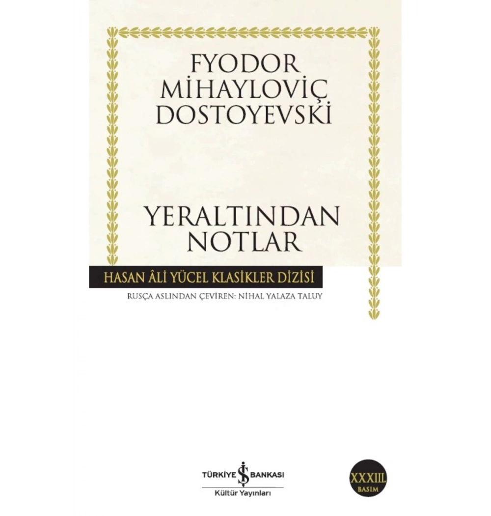 Yeraltından Notlar  Dostoyevski    İş Bankası