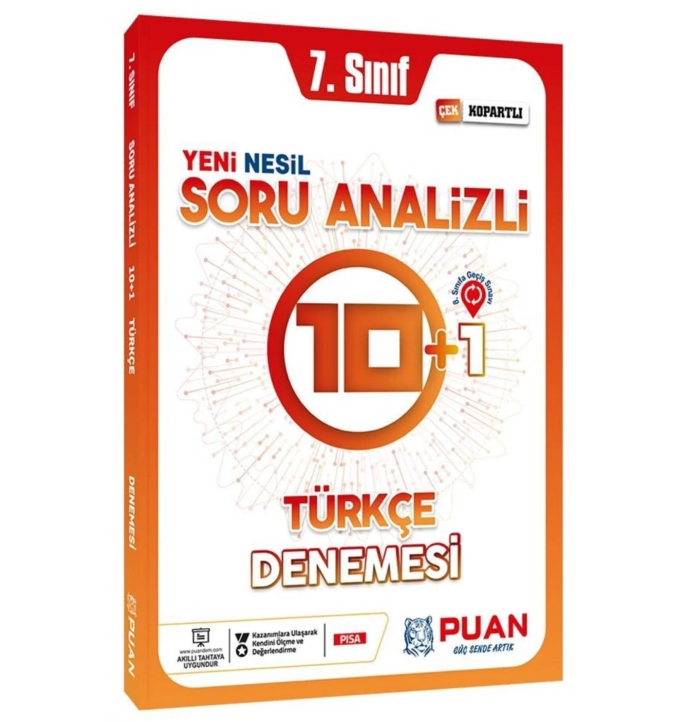 Puan 7.Sınıf Türkçe Denemesi 10+1 Soru Analizli