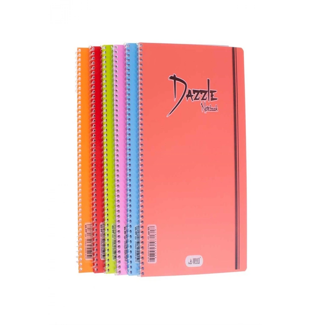 Umut Dazzle Notebook A4 Spiralli Pp Kapak 72 Yaprak Kareli Defter