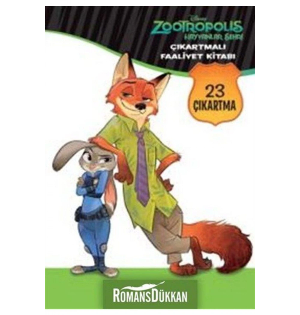 Disney Zootropolis Hayvanlar Şehri 23 Çıkartmalı Faaliyet Kitabı Doğan