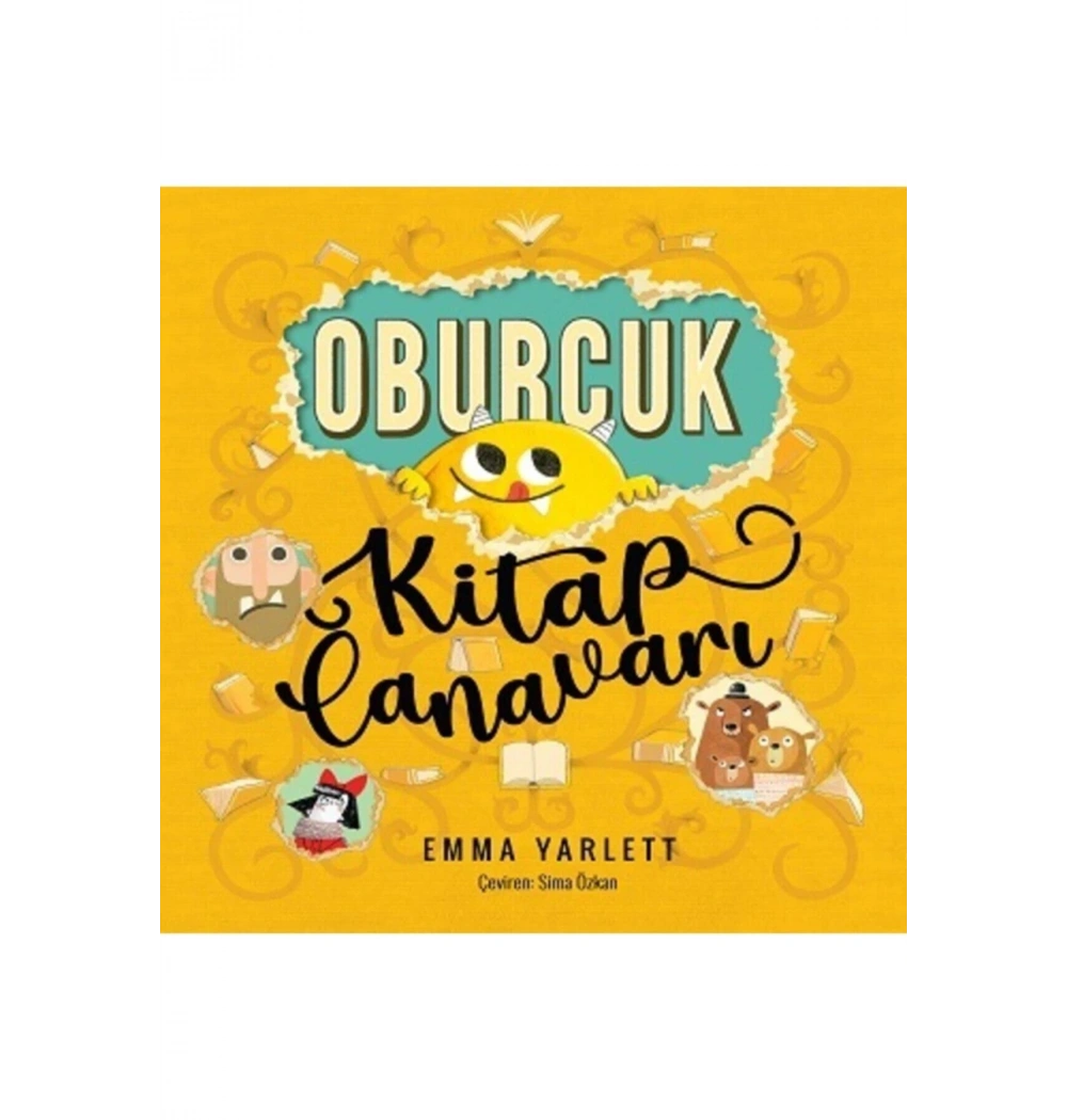 Oburcuk Kitap Canavarı  Emma Yarlett  Sincap Kitap