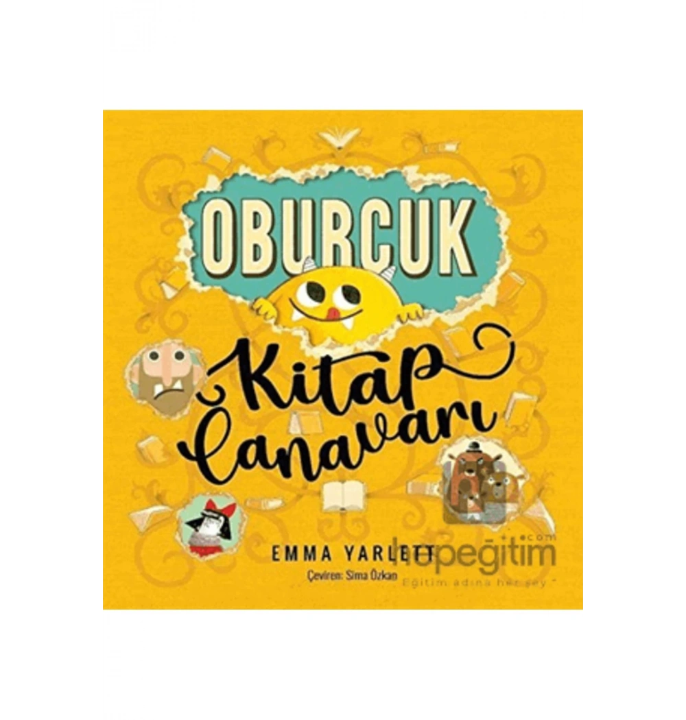 Oburcuk Kitap Canavarı  Emma Yarlett  Sincap Kitap