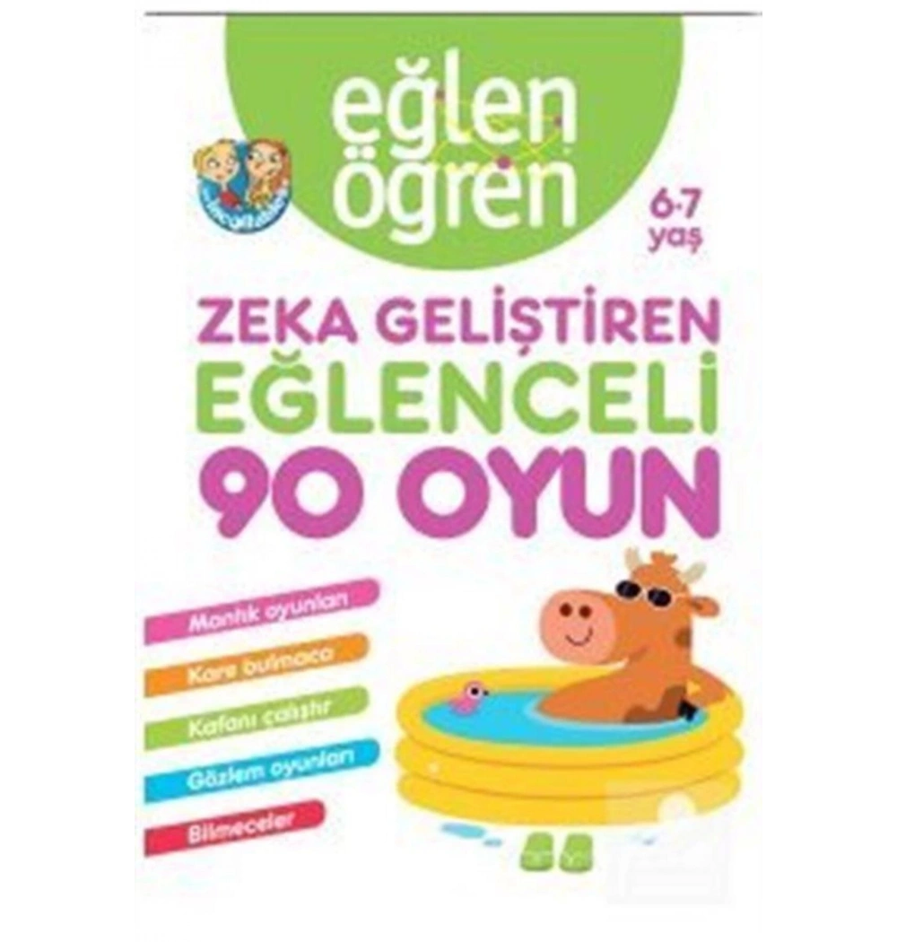 Eğlen Öğren 6-7 Yaş Zeka Geliştiren Eğlenceli 90 Oyun  Dstil