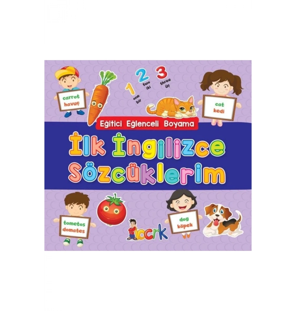 Eğitici Eğlenceli Boyama İlk İngilizce Sözcüklerim  Bıcırık