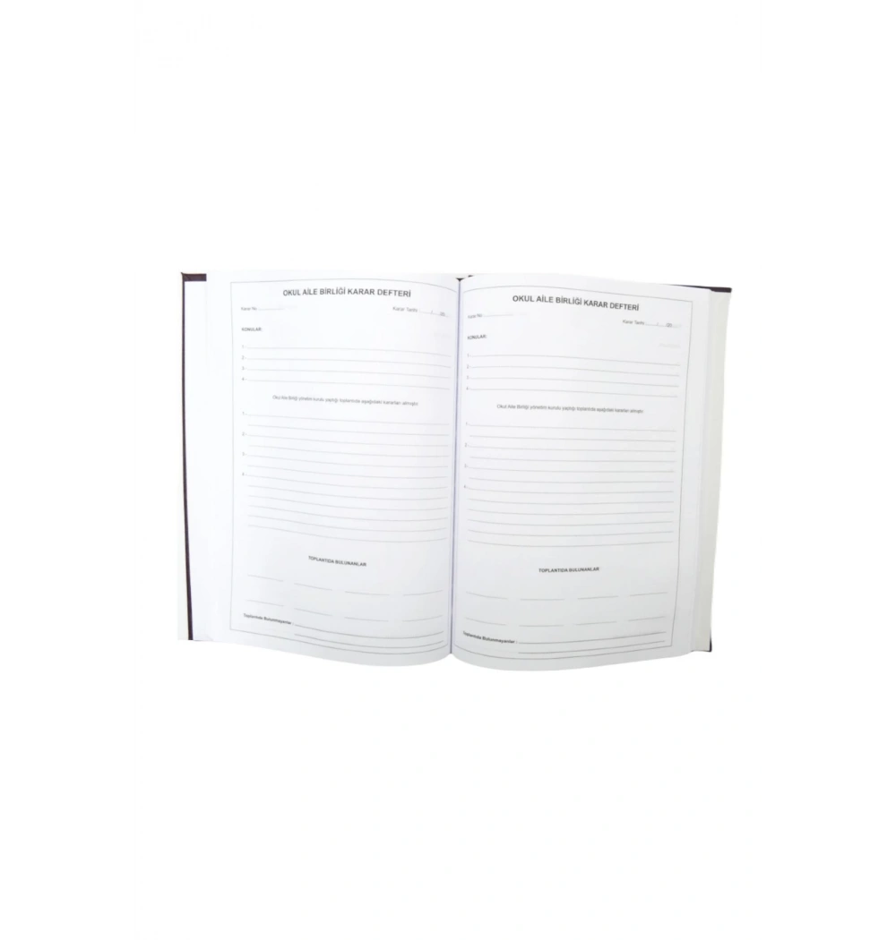 Gülpaş Okul Aile Birliği  Karar Defteri Suni Deri 21X30 100Yp 522