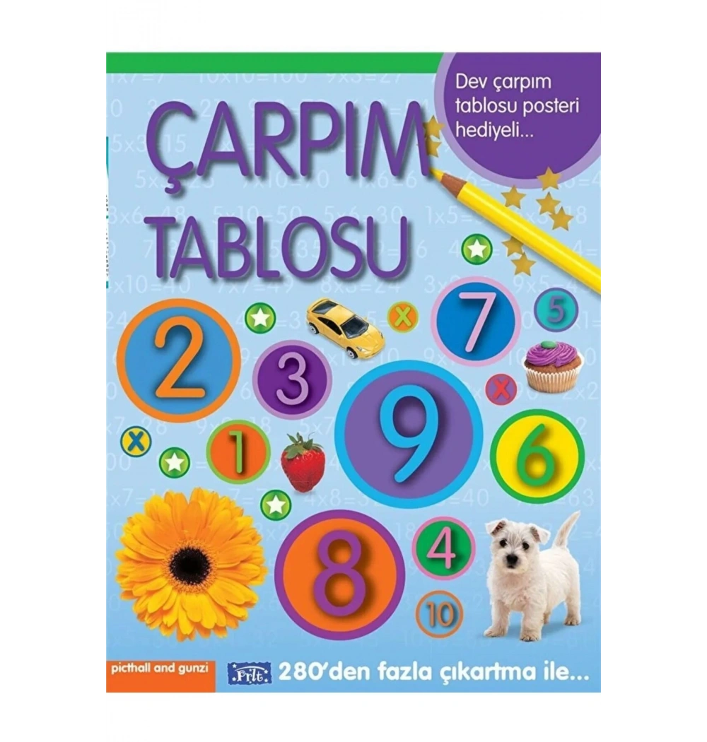 Çarpim Tablosu Çikartmali Parıltı