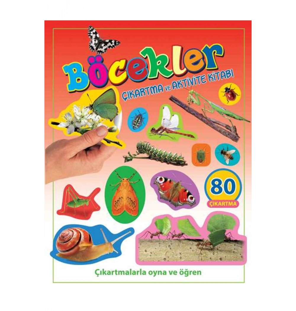 Böcekler Çikartma Ve Aktivite Kitabı