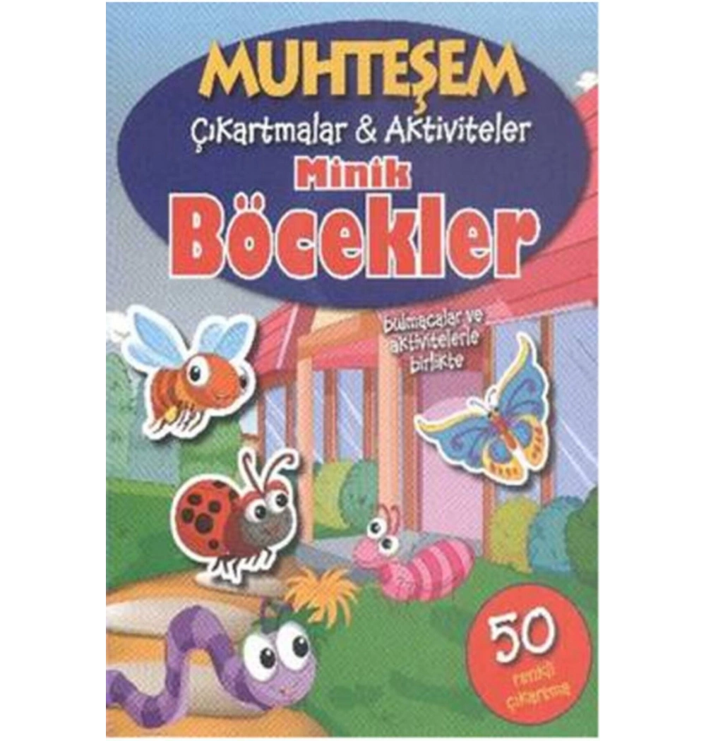 Muhteşem Çikartmalar Aktiviteler Minik Böcekler Parıltı