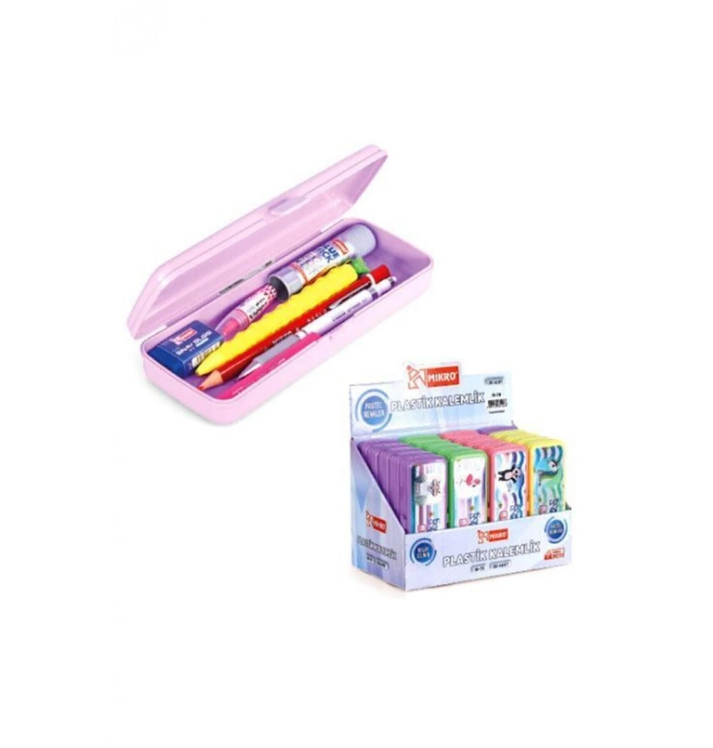 Mikro M-70 Tek Taraflı Renkli Kalem Kutusu