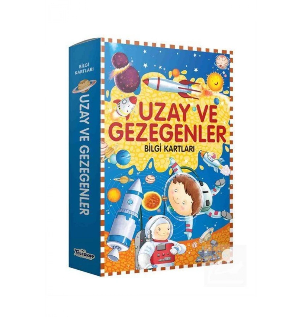 Uzay Ve Gezegenler Bilgi Kartları Teleskop