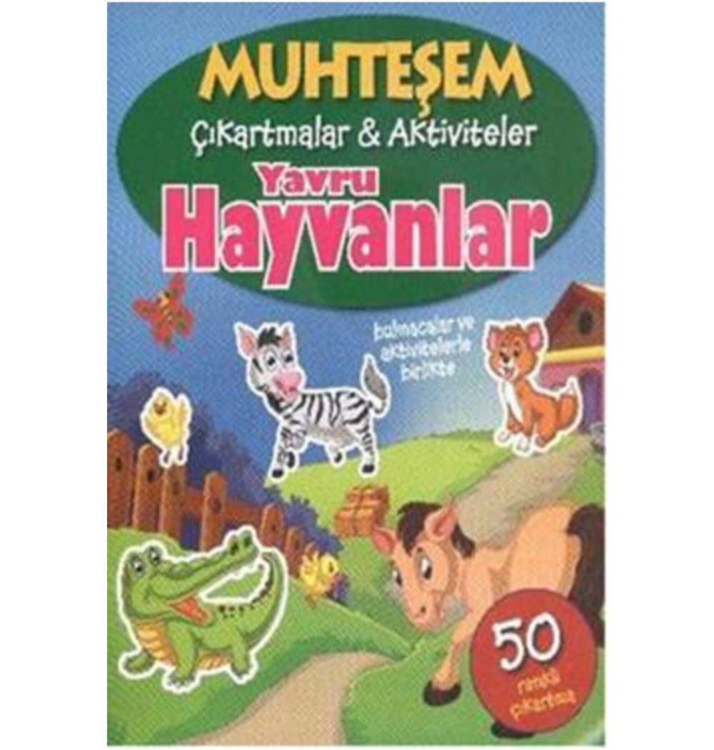 Muhteşem Çikartmalar Aktiviteler Yavru Hayvanlar Parıltı