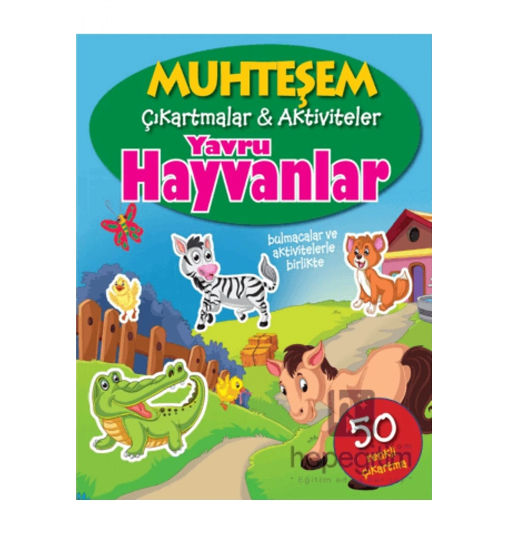 Muhteşem Çikartmalar Aktiviteler Yavru Hayvanlar Parıltı