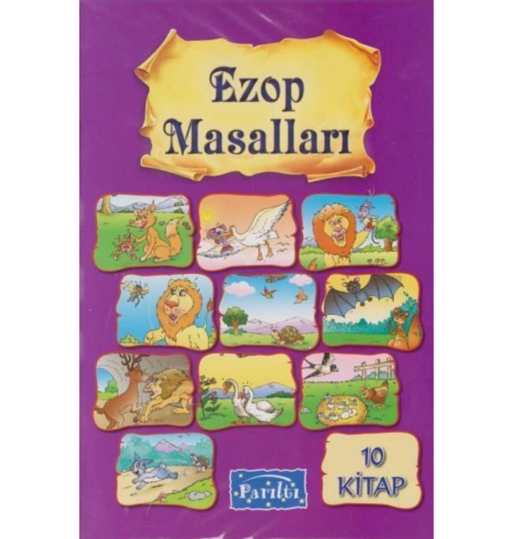 Ezop Masallari 10 Kitap Set Parıltı