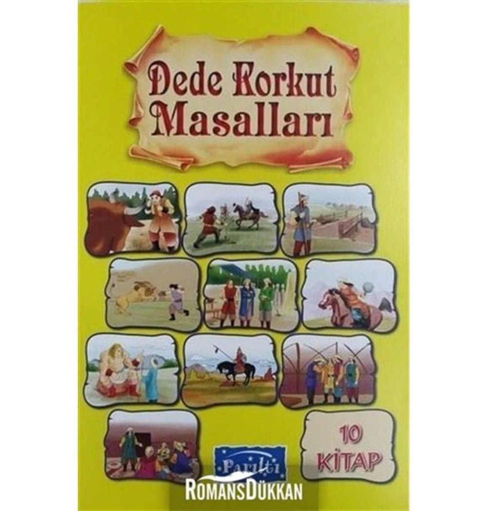 Dede Korkut Masallari 10 Kitap Set Parıltı
