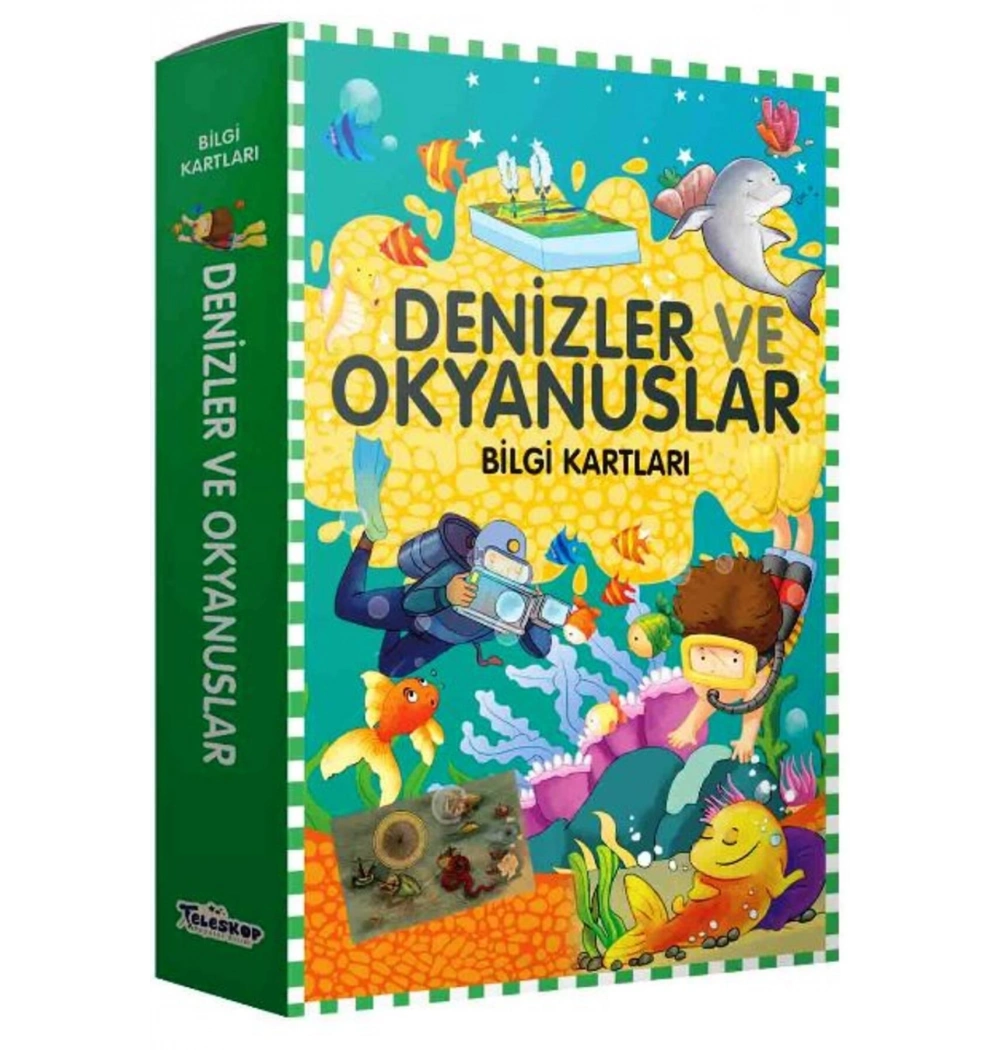 Denizler Ve Okyanuslar Bilgi Kartları Set Teleskop