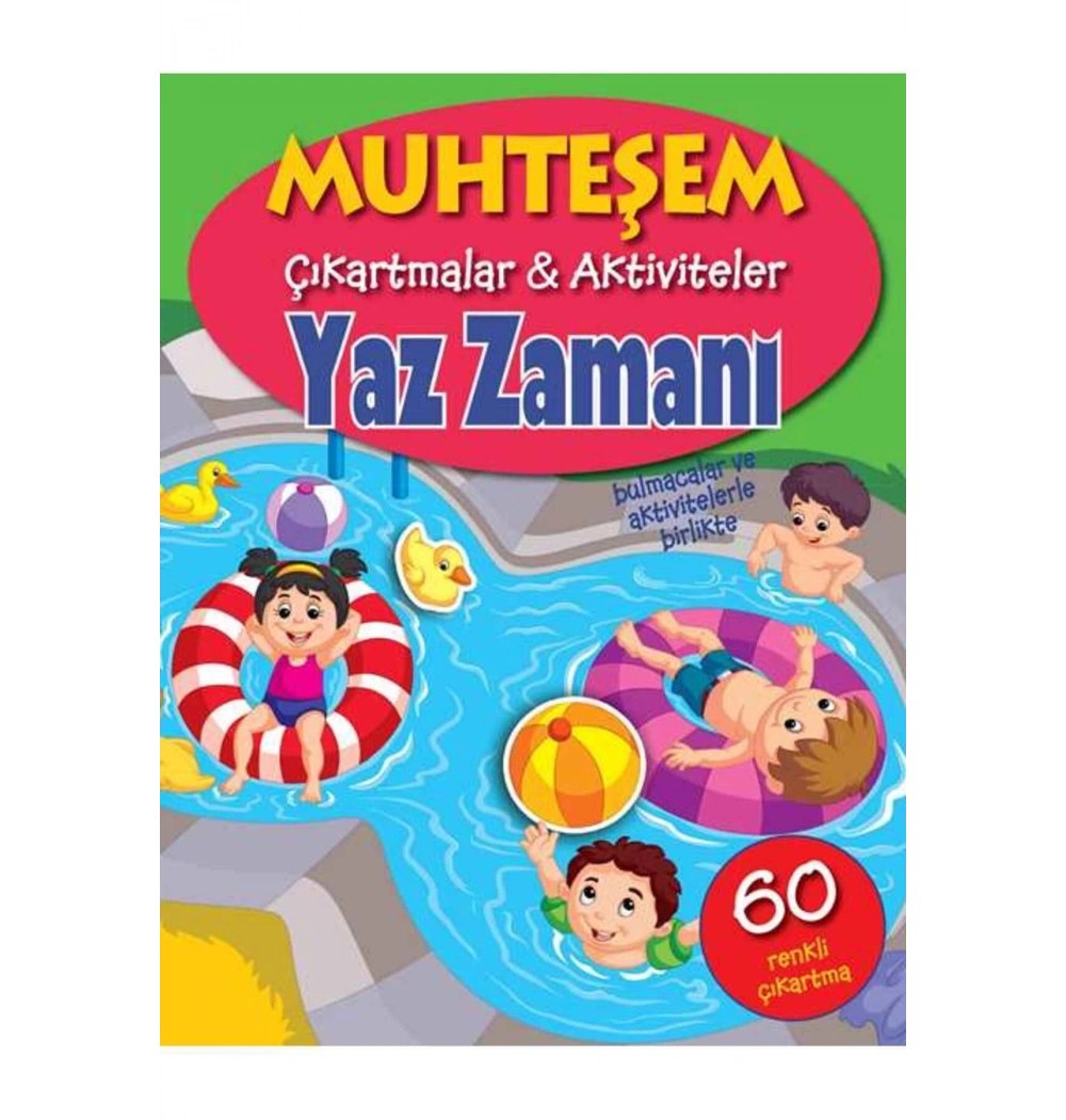 Muhteşem Çikartmalar Aktiviteler Yaz Zamani Parıltı