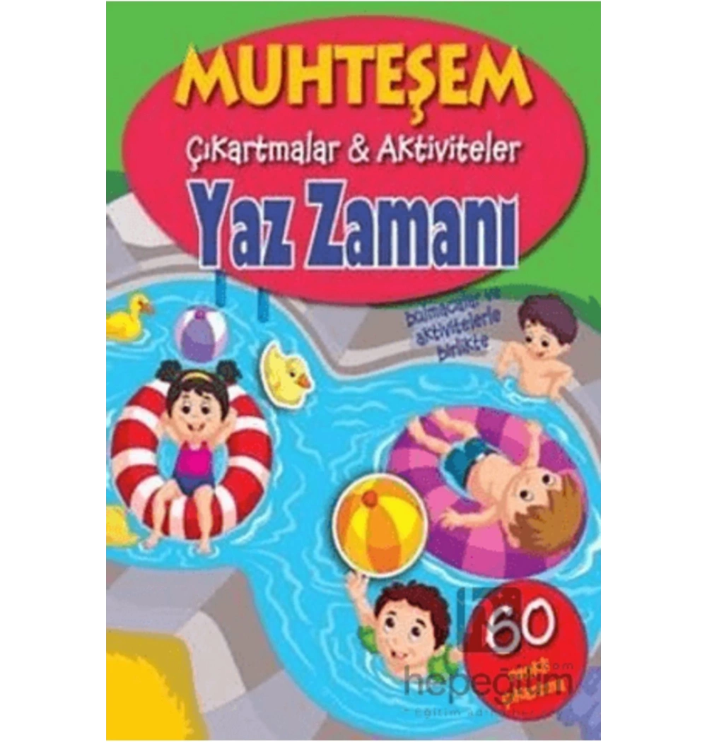 Muhteşem Çikartmalar Aktiviteler Yaz Zamani Parıltı