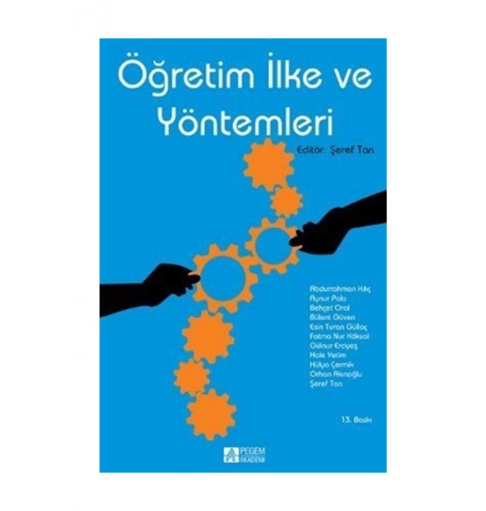Pegem Öğretim Ilke Ve Yöntemleri Şeref Tan