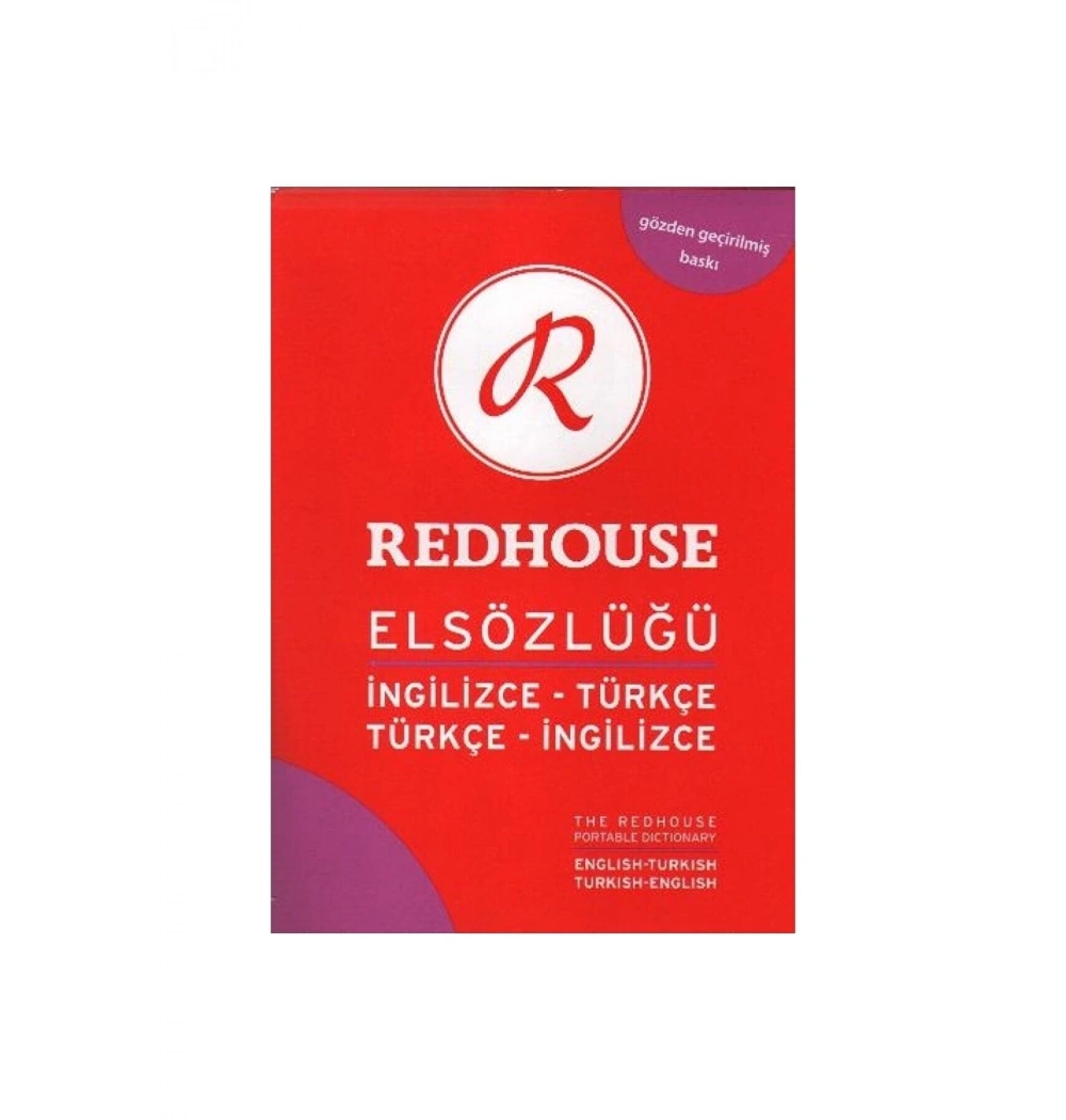Redhouse Rs 005 El Sözlüğü İngilizce Türkçe - Türkçe İngilizce