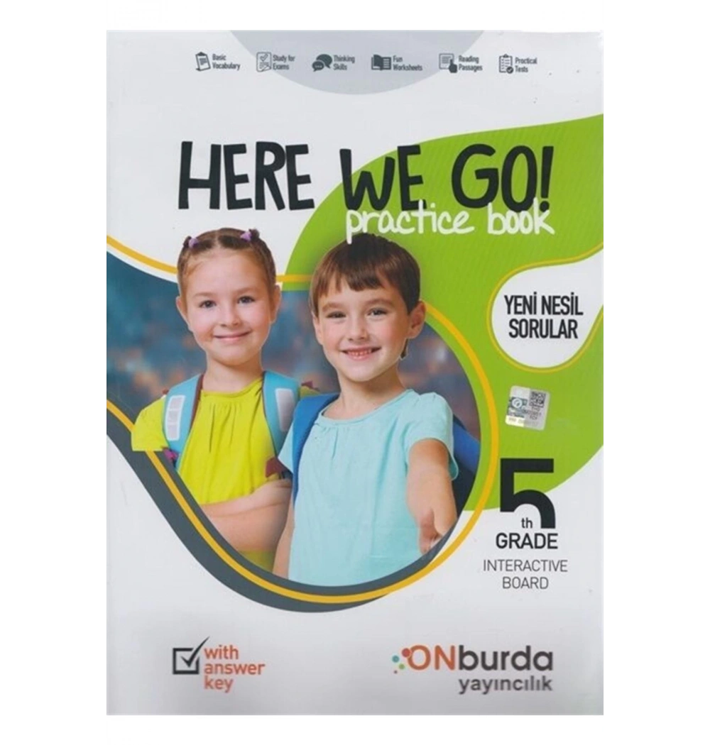 Onburda 5.Sınıf İngilizce Here We Go Practite Book