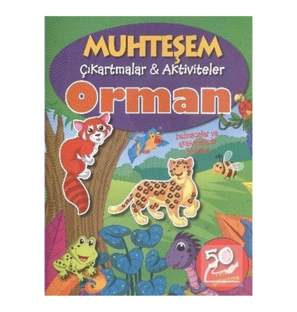 Muhteşem Çikartmalar Aktiviteler Orman Parıltı