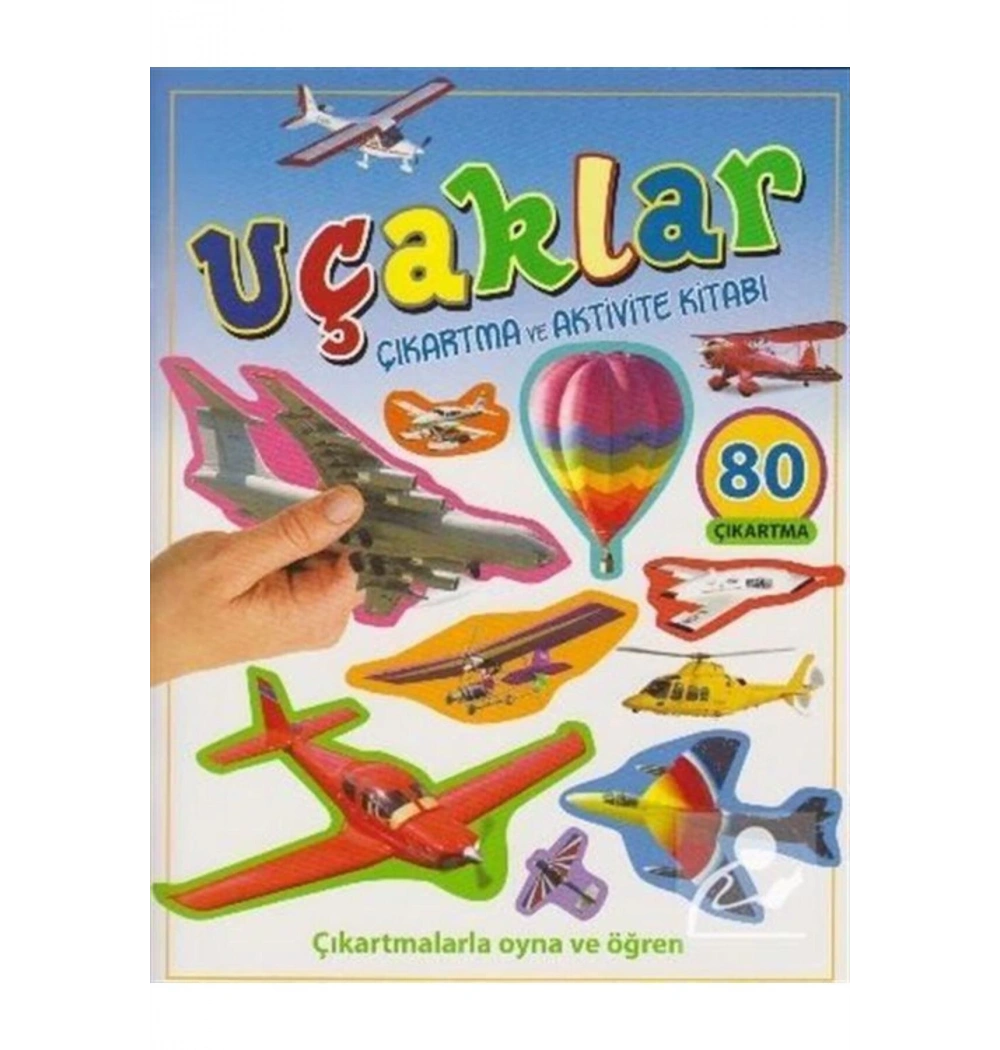 Uçaklar Çikartma Ve Aktivite Kitabı Parıltı