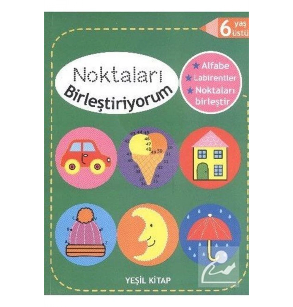 Noktalari Birleştiriyorum 6+yaş Yeşil Kitap Parıltı